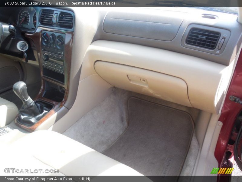 Regatta Red Pearl / Beige 2003 Subaru Legacy 2.5 GT Wagon