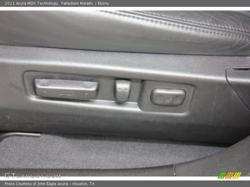 Palladium Metallic / Ebony 2011 Acura MDX Technology