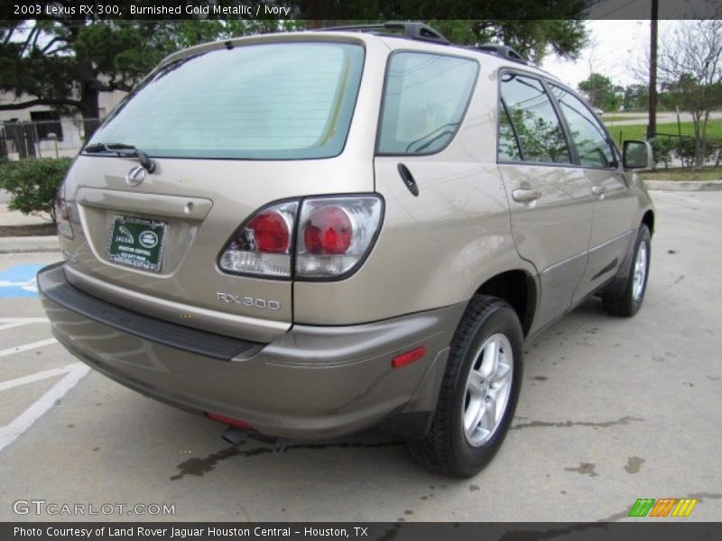 Burnished Gold Metallic / Ivory 2003 Lexus RX 300