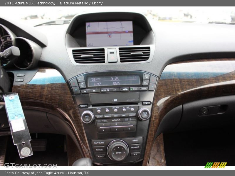 Palladium Metallic / Ebony 2011 Acura MDX Technology