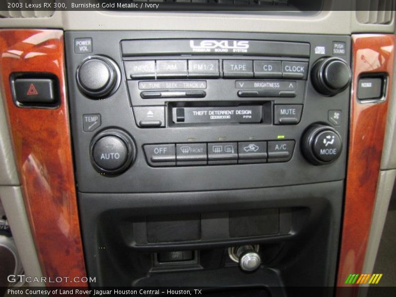 Burnished Gold Metallic / Ivory 2003 Lexus RX 300