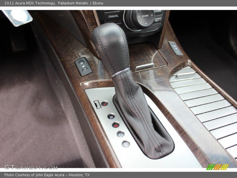 Palladium Metallic / Ebony 2011 Acura MDX Technology