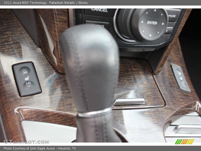 Palladium Metallic / Ebony 2011 Acura MDX Technology