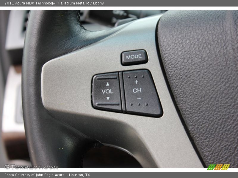 Palladium Metallic / Ebony 2011 Acura MDX Technology