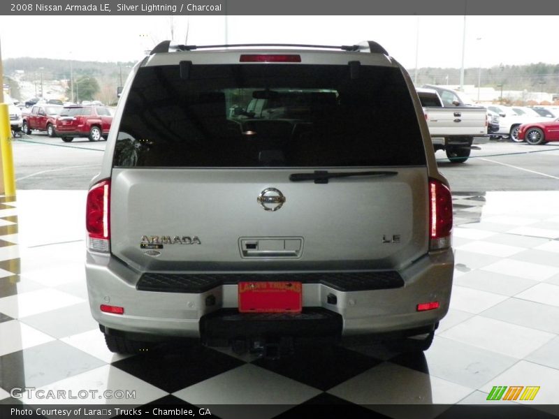 Silver Lightning / Charcoal 2008 Nissan Armada LE