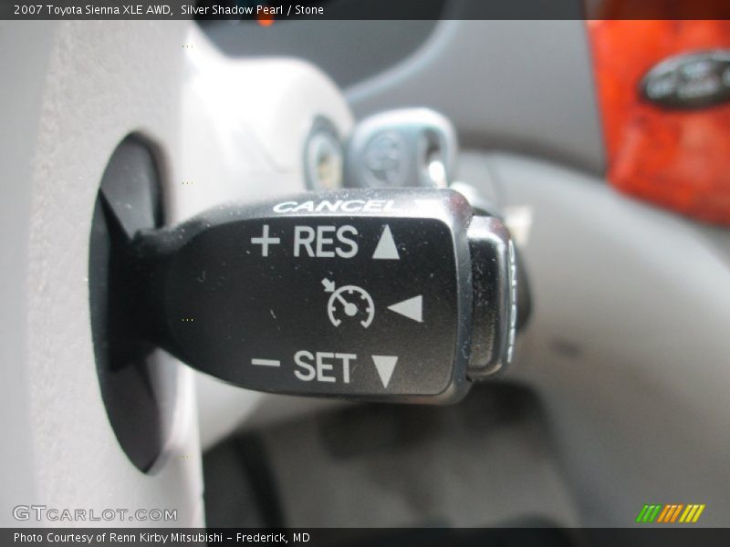 Silver Shadow Pearl / Stone 2007 Toyota Sienna XLE AWD