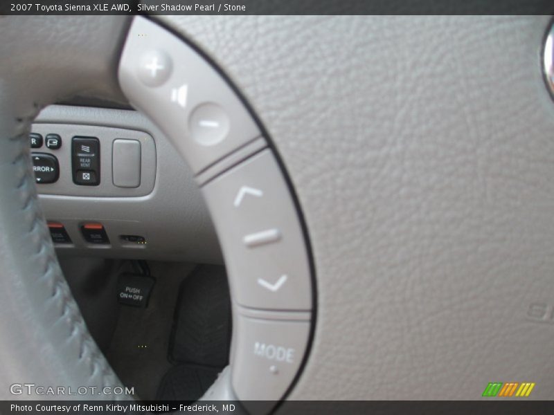 Silver Shadow Pearl / Stone 2007 Toyota Sienna XLE AWD