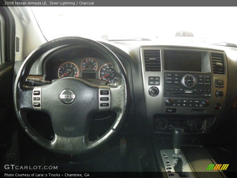 Silver Lightning / Charcoal 2008 Nissan Armada LE