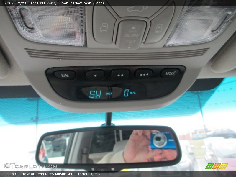 Silver Shadow Pearl / Stone 2007 Toyota Sienna XLE AWD