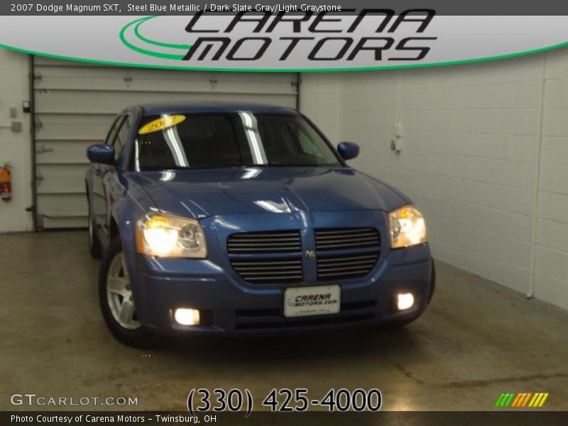Steel Blue Metallic / Dark Slate Gray/Light Graystone 2007 Dodge Magnum SXT