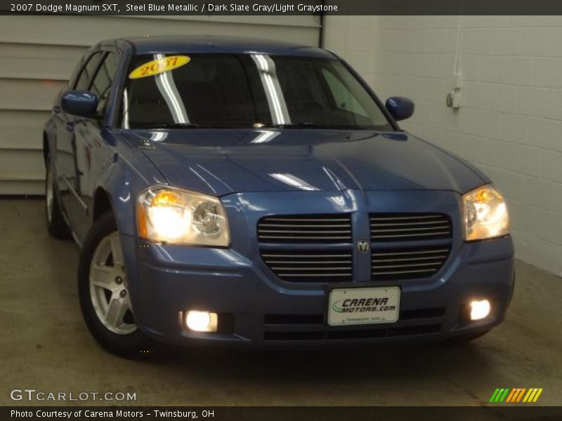 Steel Blue Metallic / Dark Slate Gray/Light Graystone 2007 Dodge Magnum SXT