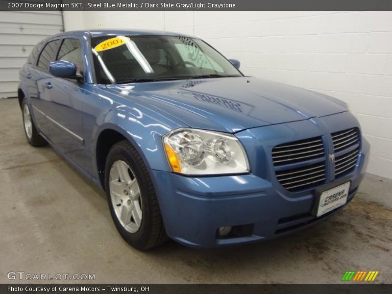 Steel Blue Metallic / Dark Slate Gray/Light Graystone 2007 Dodge Magnum SXT