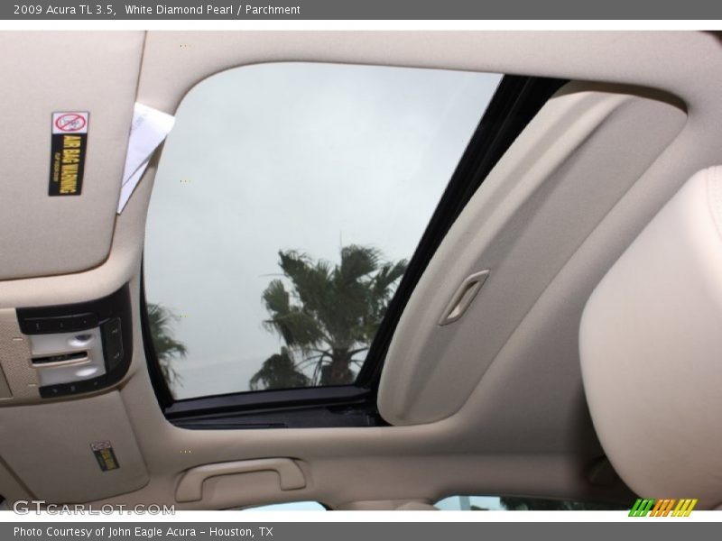 White Diamond Pearl / Parchment 2009 Acura TL 3.5