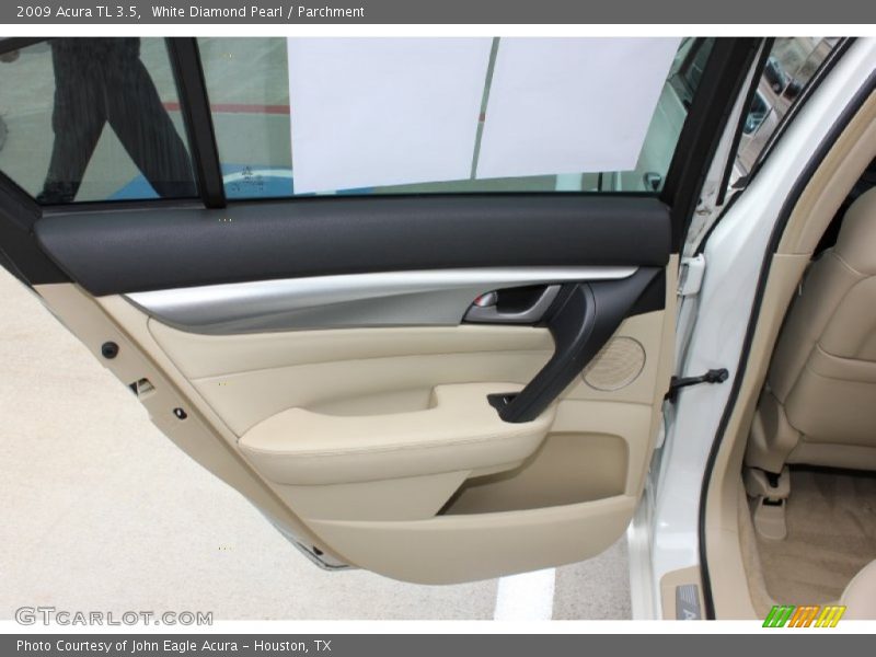 White Diamond Pearl / Parchment 2009 Acura TL 3.5