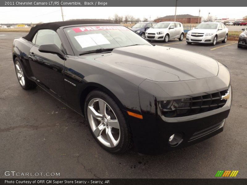 Front 3/4 View of 2011 Camaro LT/RS Convertible