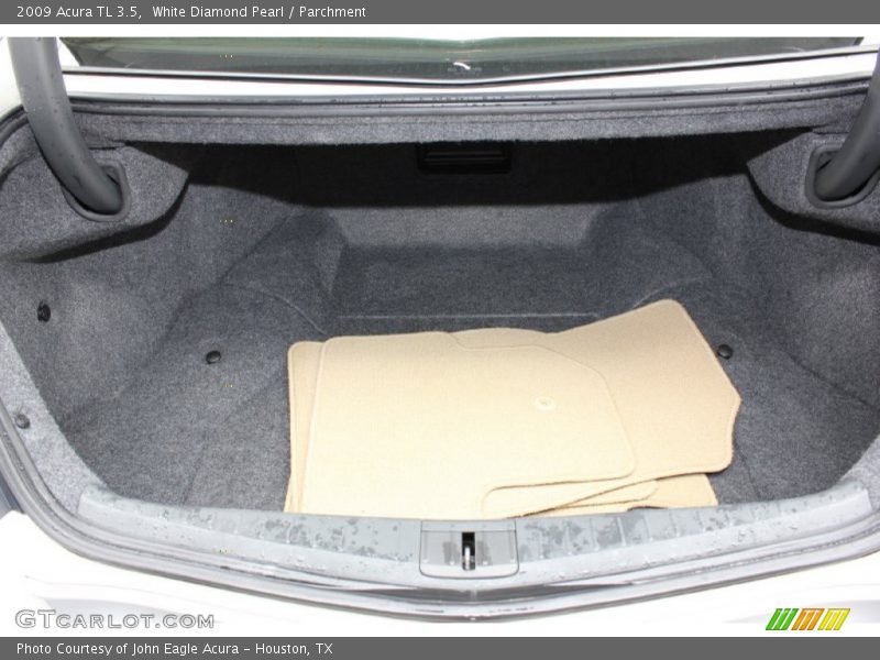 White Diamond Pearl / Parchment 2009 Acura TL 3.5