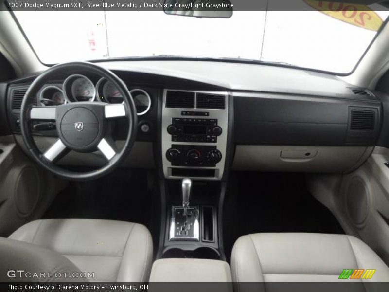 Steel Blue Metallic / Dark Slate Gray/Light Graystone 2007 Dodge Magnum SXT