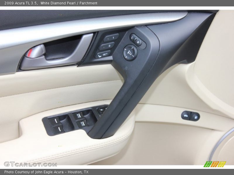 White Diamond Pearl / Parchment 2009 Acura TL 3.5