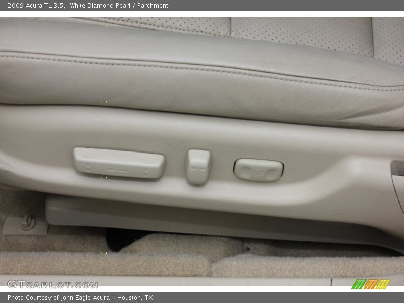 White Diamond Pearl / Parchment 2009 Acura TL 3.5