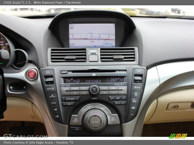 White Diamond Pearl / Parchment 2009 Acura TL 3.5