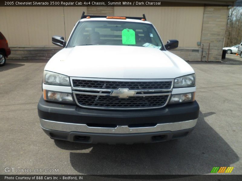 Summit White / Dark Charcoal 2005 Chevrolet Silverado 3500 Regular Cab 4x4 Chassis