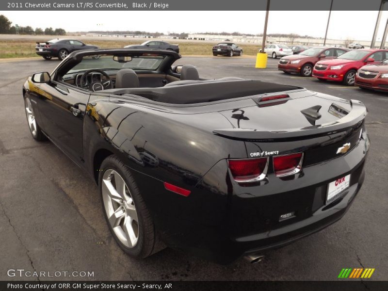 Black / Beige 2011 Chevrolet Camaro LT/RS Convertible