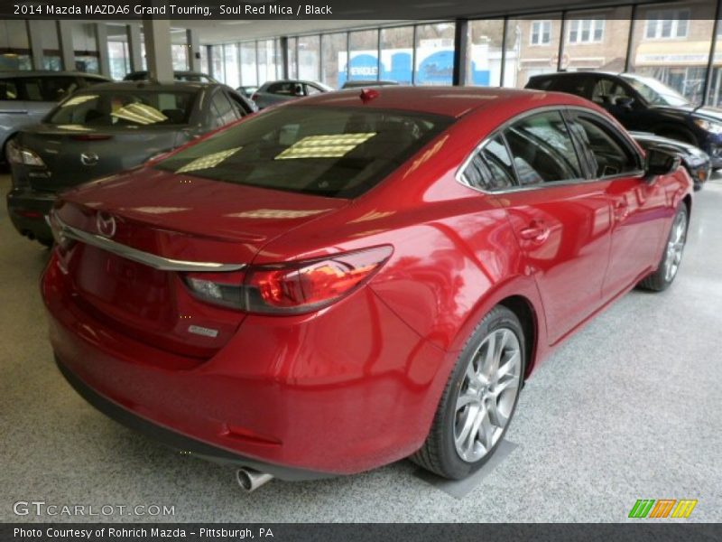 Soul Red Mica / Black 2014 Mazda MAZDA6 Grand Touring