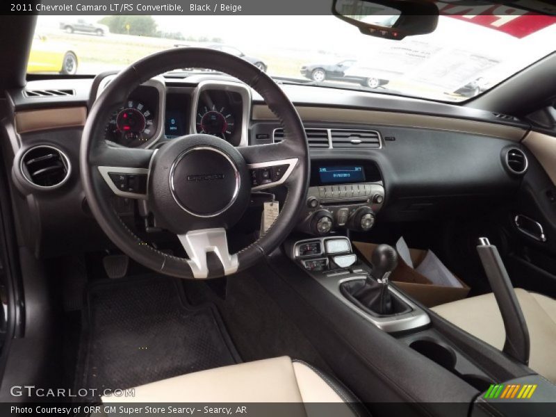  2011 Camaro LT/RS Convertible Beige Interior