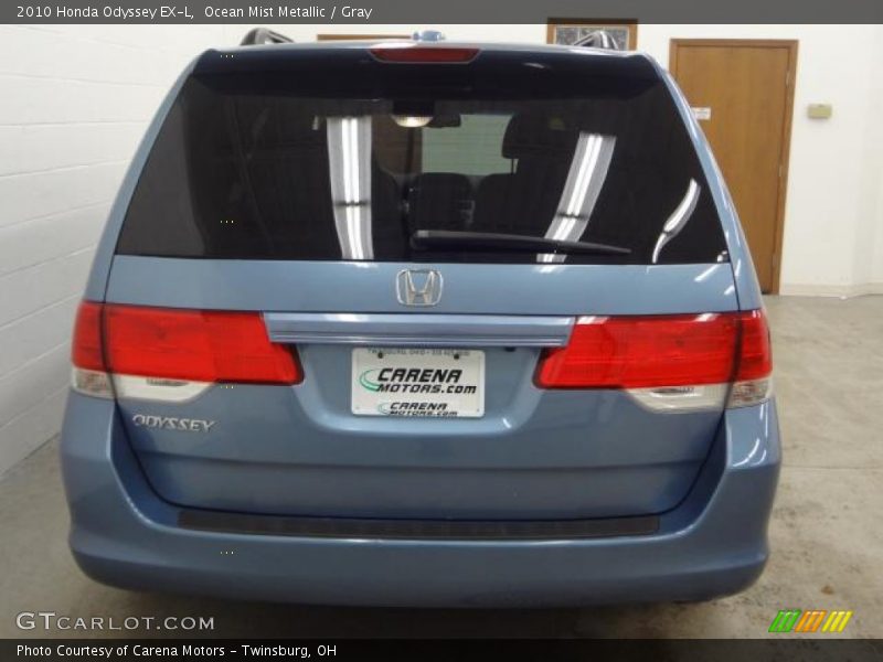 Ocean Mist Metallic / Gray 2010 Honda Odyssey EX-L