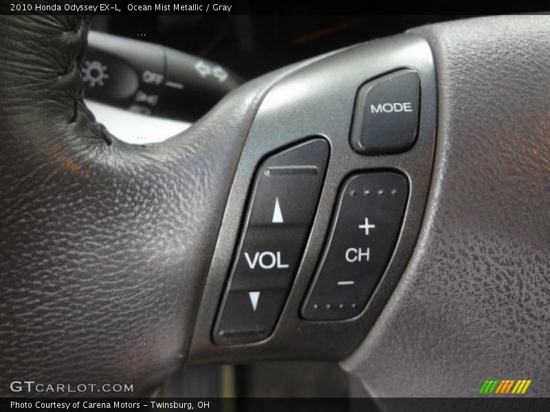 Ocean Mist Metallic / Gray 2010 Honda Odyssey EX-L