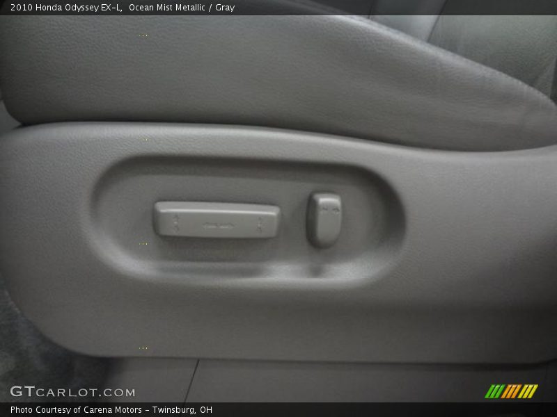 Ocean Mist Metallic / Gray 2010 Honda Odyssey EX-L