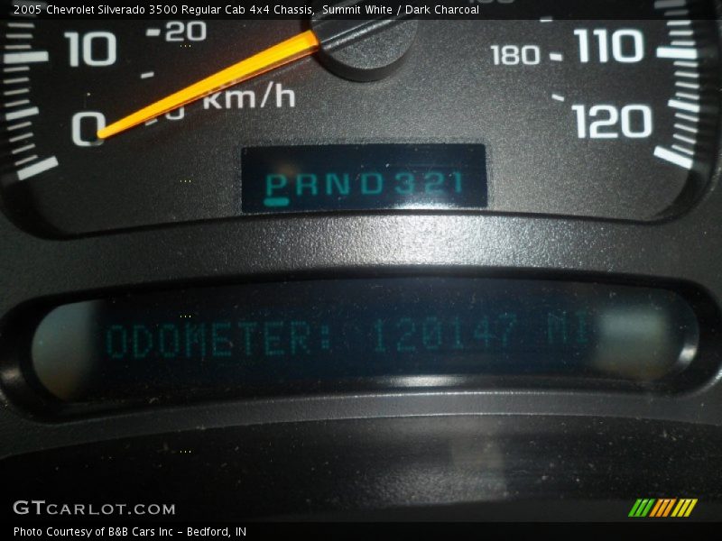 Summit White / Dark Charcoal 2005 Chevrolet Silverado 3500 Regular Cab 4x4 Chassis