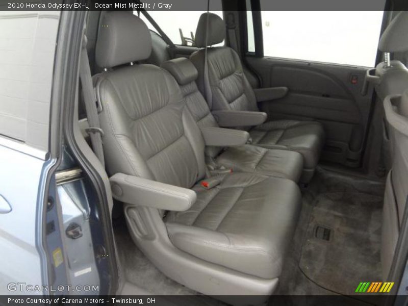 Ocean Mist Metallic / Gray 2010 Honda Odyssey EX-L