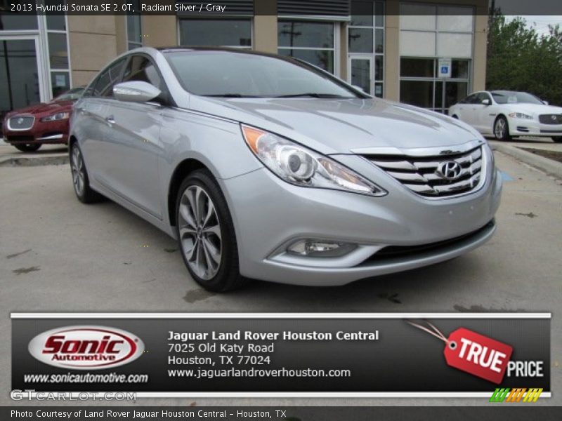Radiant Silver / Gray 2013 Hyundai Sonata SE 2.0T