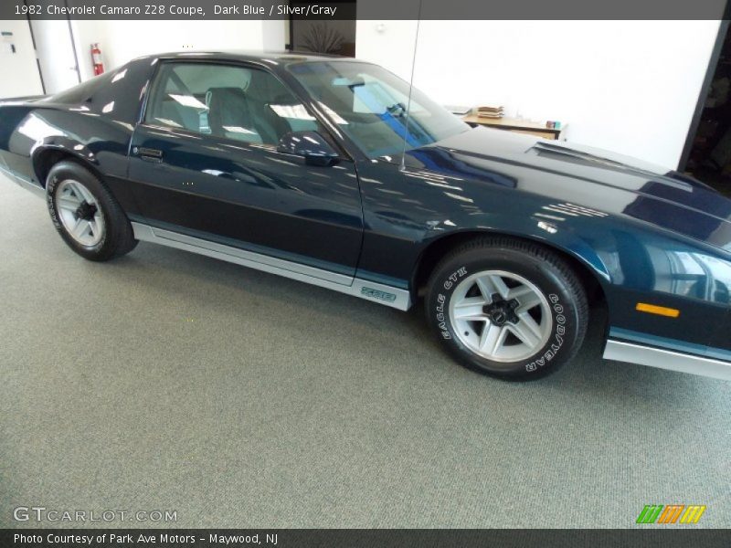 Dark Blue / Silver/Gray 1982 Chevrolet Camaro Z28 Coupe