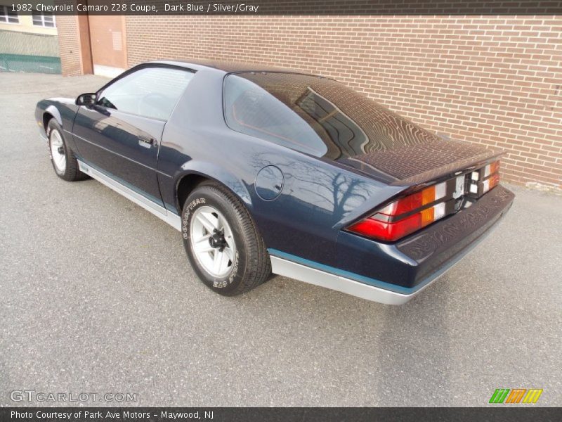 Dark Blue / Silver/Gray 1982 Chevrolet Camaro Z28 Coupe
