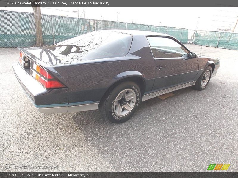Dark Blue / Silver/Gray 1982 Chevrolet Camaro Z28 Coupe