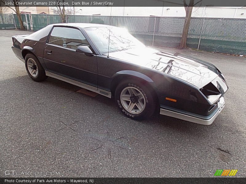 Dark Blue / Silver/Gray 1982 Chevrolet Camaro Z28 Coupe