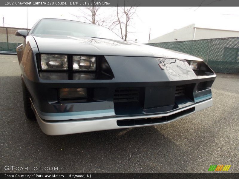 Dark Blue / Silver/Gray 1982 Chevrolet Camaro Z28 Coupe