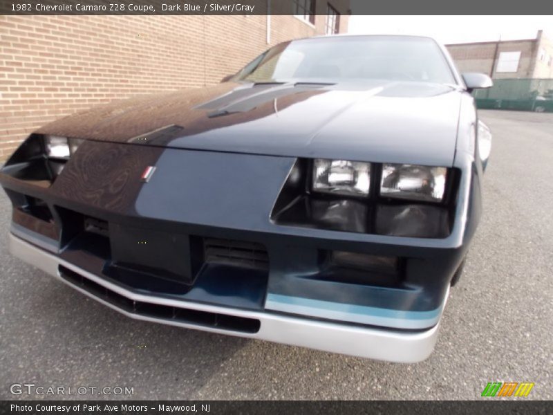 Dark Blue / Silver/Gray 1982 Chevrolet Camaro Z28 Coupe