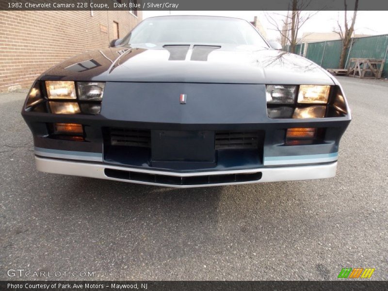 Dark Blue / Silver/Gray 1982 Chevrolet Camaro Z28 Coupe