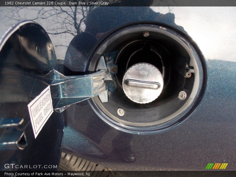 Dark Blue / Silver/Gray 1982 Chevrolet Camaro Z28 Coupe