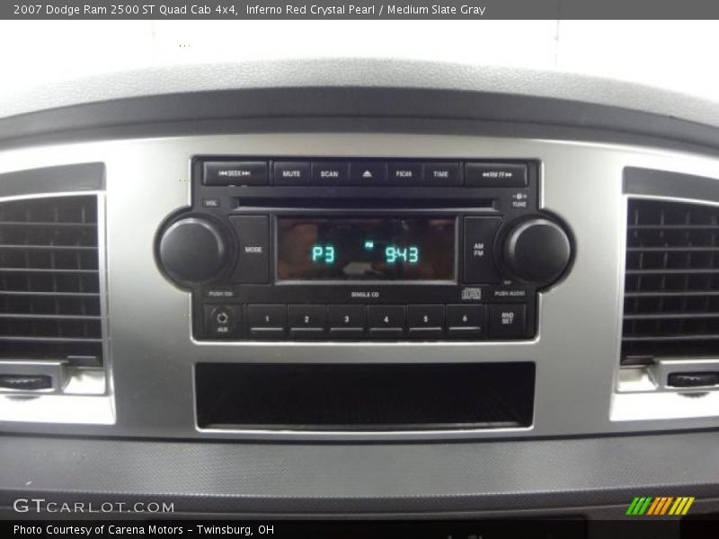 Inferno Red Crystal Pearl / Medium Slate Gray 2007 Dodge Ram 2500 ST Quad Cab 4x4