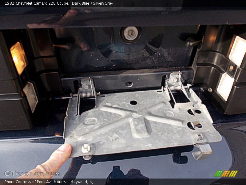 Dark Blue / Silver/Gray 1982 Chevrolet Camaro Z28 Coupe