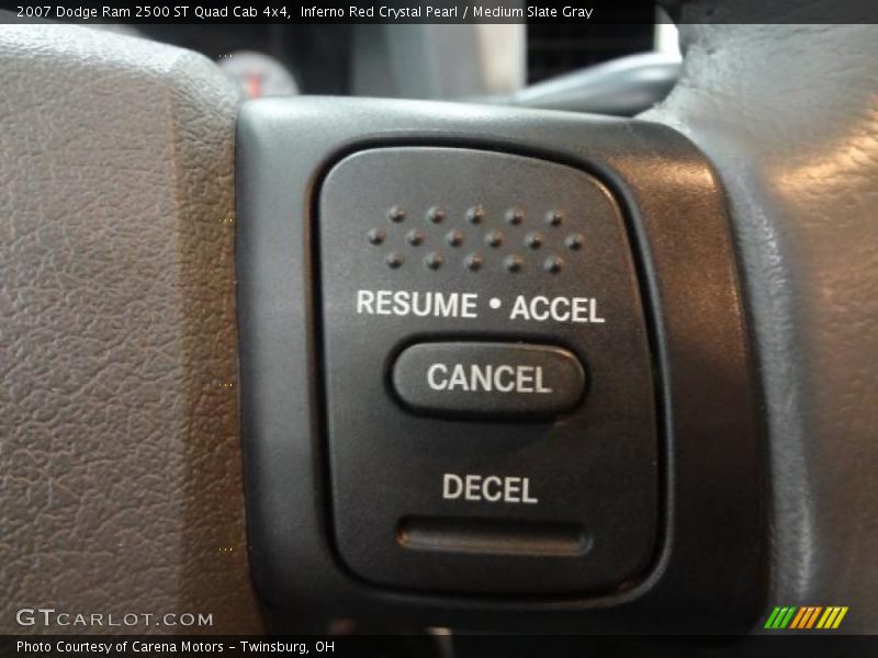 Inferno Red Crystal Pearl / Medium Slate Gray 2007 Dodge Ram 2500 ST Quad Cab 4x4