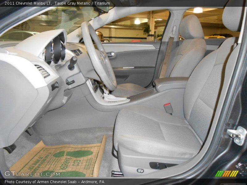Taupe Gray Metallic / Titanium 2011 Chevrolet Malibu LT