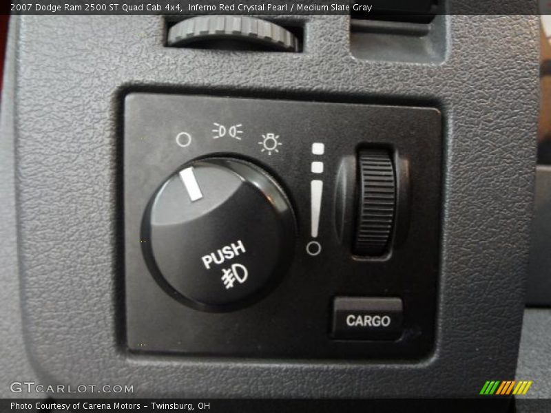Inferno Red Crystal Pearl / Medium Slate Gray 2007 Dodge Ram 2500 ST Quad Cab 4x4
