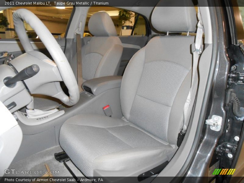 Taupe Gray Metallic / Titanium 2011 Chevrolet Malibu LT