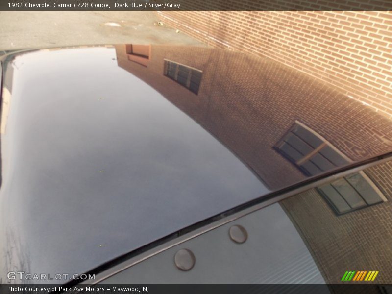 Dark Blue / Silver/Gray 1982 Chevrolet Camaro Z28 Coupe