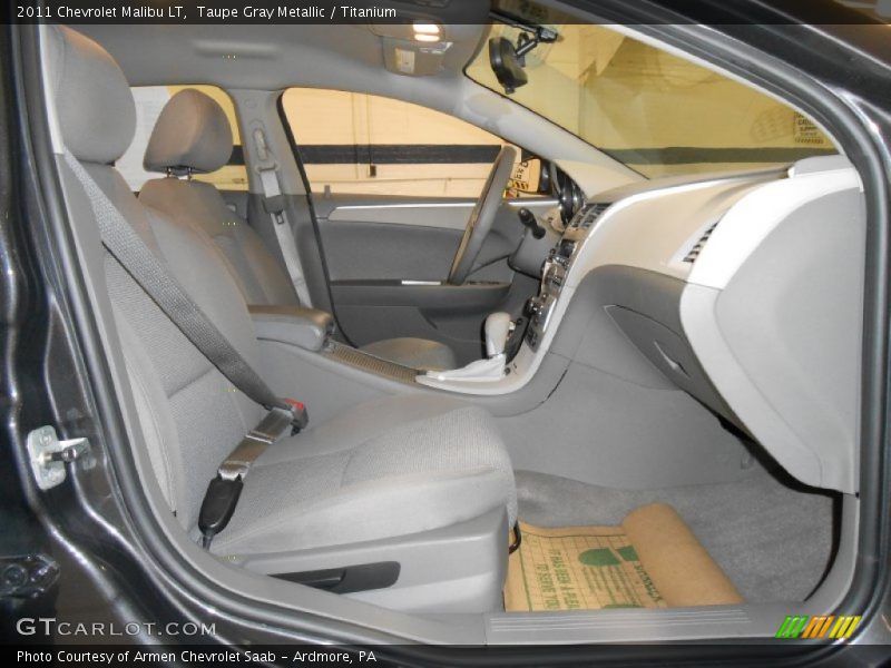 Taupe Gray Metallic / Titanium 2011 Chevrolet Malibu LT